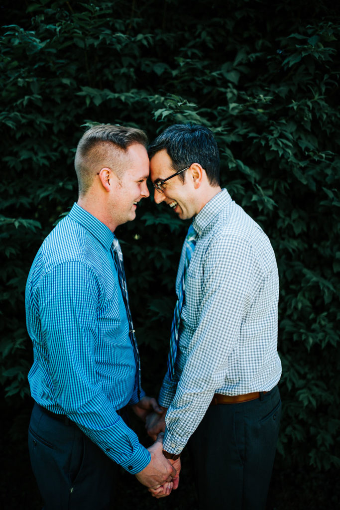 Midwest backyard gay wedding | Equally Wed - LGBTQ Weddings