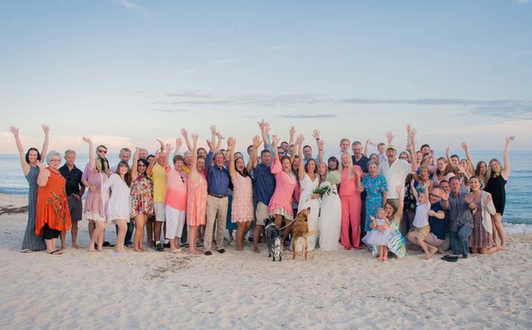 St. George Island beach wedding