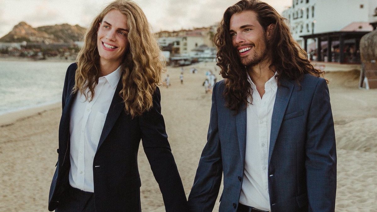 This is what it looks like when models get married