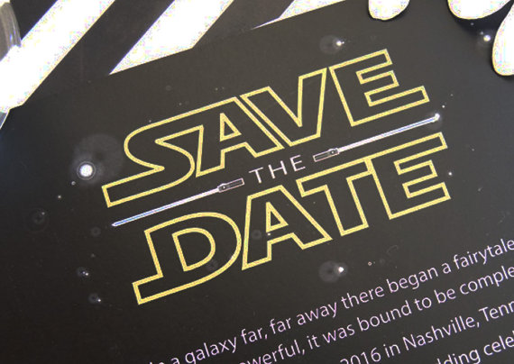 plan a Star Wars wedding