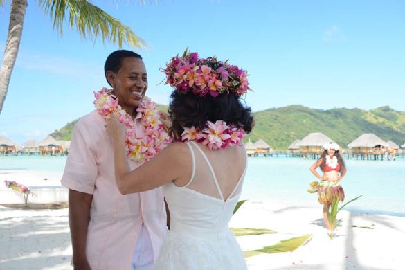 Traditional Polynesian wedding