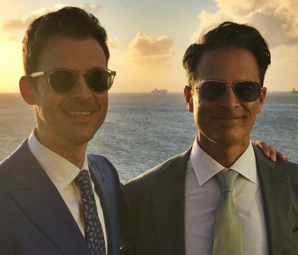 "Fashion Police" co-host marries "Will and Grace" producer, gay celebrity wedding, celebrity wedding, E!, Brad Goreski and Gary Janetti married