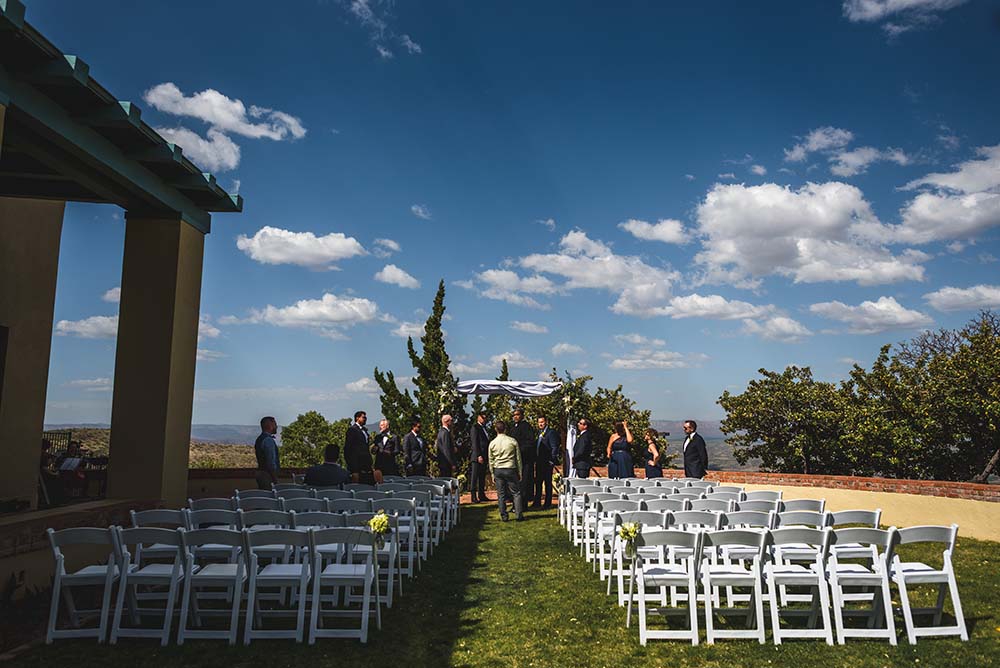 Chic Arizona state park wedding