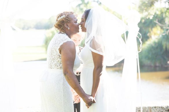 Botanical garden wedding in Florida