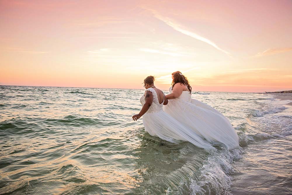 Florida seaside destination wedding