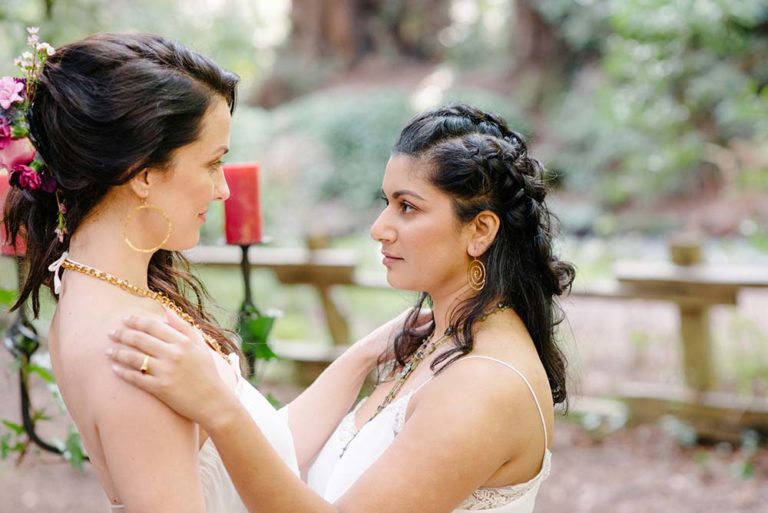Redwood Forest Fairy Tale Lesbian Wedding Equally Wed 21 Equally