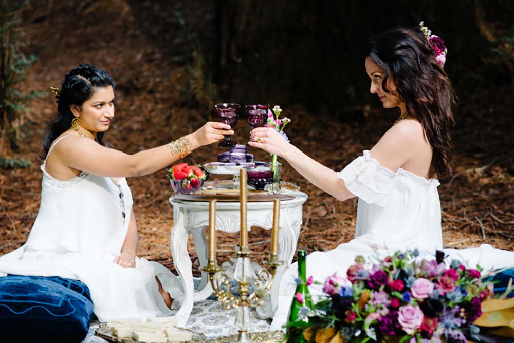 Redwood Forest Fairy Tale Lesbian Wedding Equally Wed 23 Equally