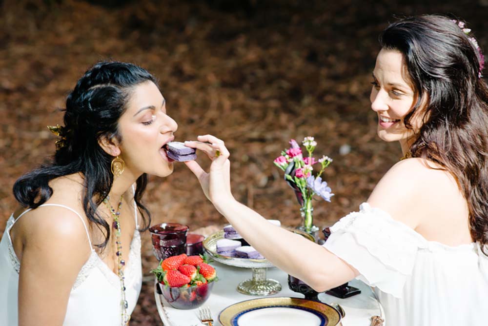 Redwood Forest Fairy Tale Lesbian Wedding Equally Wed 28 Equally