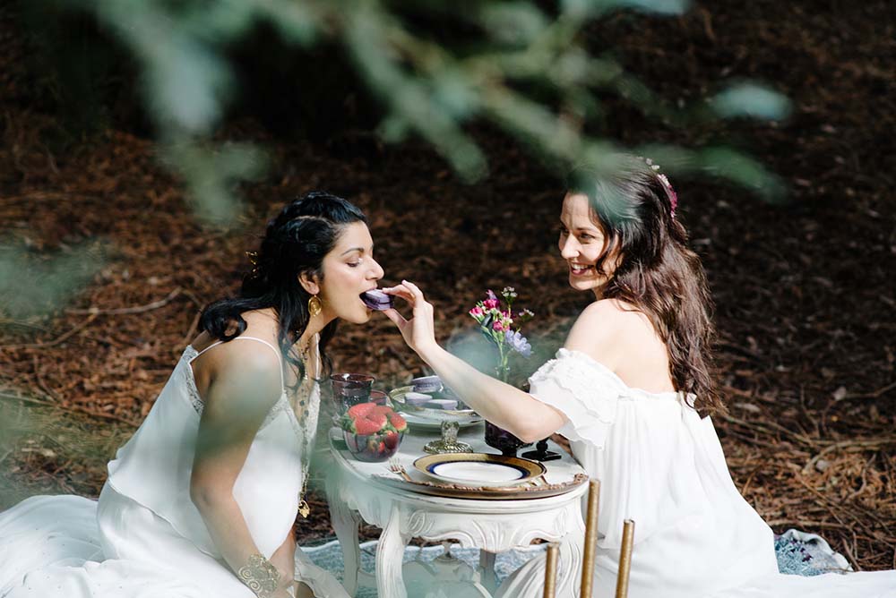 Redwood Forest Fairy Tale Lesbian Wedding Equally Wed 29 Equally