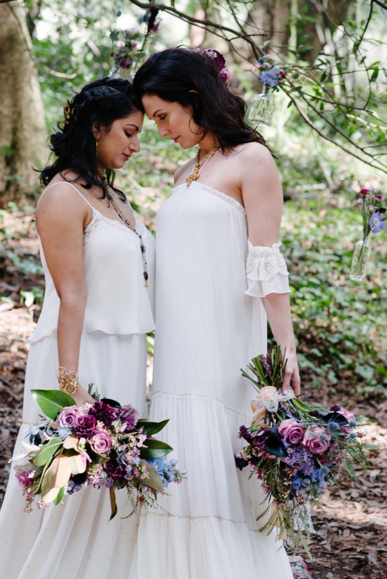 Redwood Forest Fairy Tale Lesbian Wedding Equally Wed 38 Equally