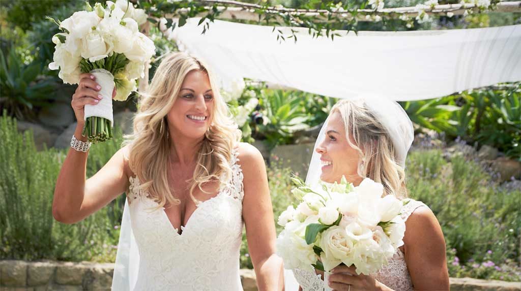 Celebrity lesbian weddings: Cat Cora and Nichole Ehrlich are Equally Wed | Photo by Meeno | Equally Wed