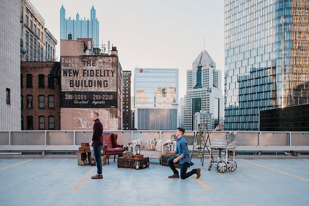 Downtown Pittsburgh rooftop proposal