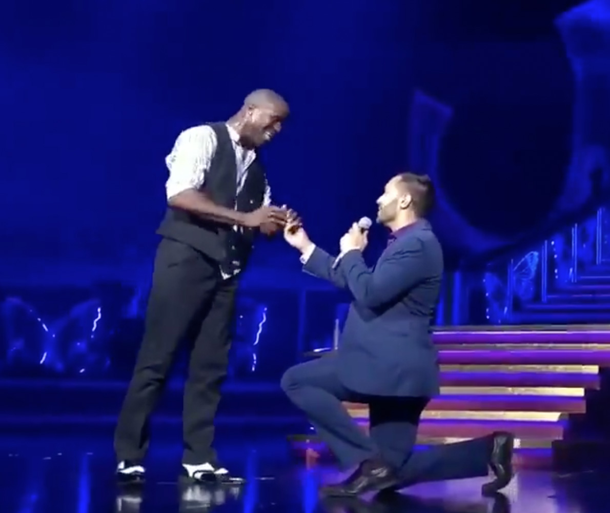 He said yes: Mariah Carey's dancer proposed to during concert