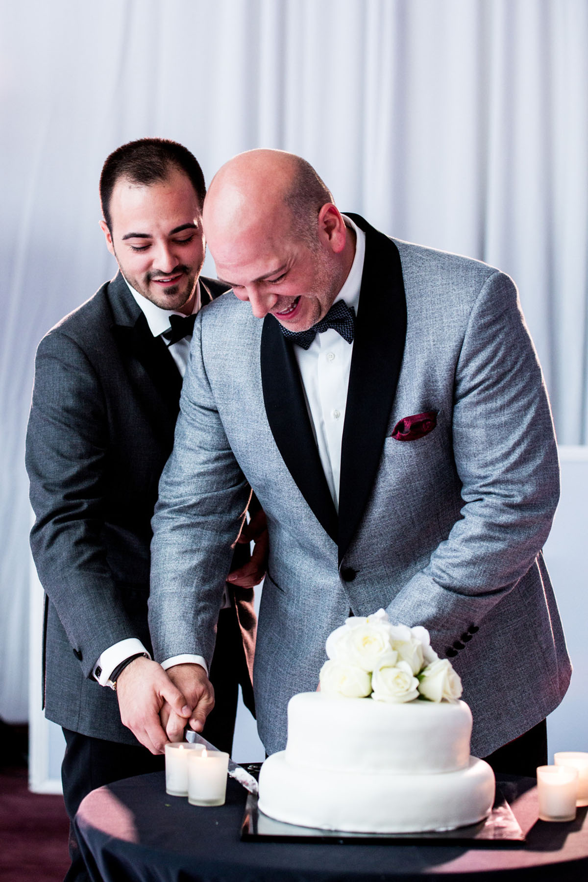 Gay wedding in Puerto Vallarta, Mexico cake