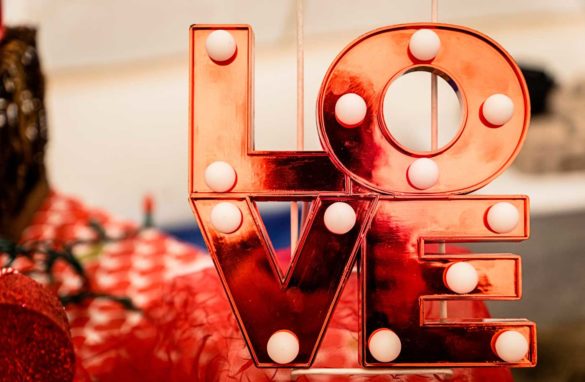 marquee letters spell out love Always remember that you're in the business of love. Equally Wed Pro LGBTQ+ weddings