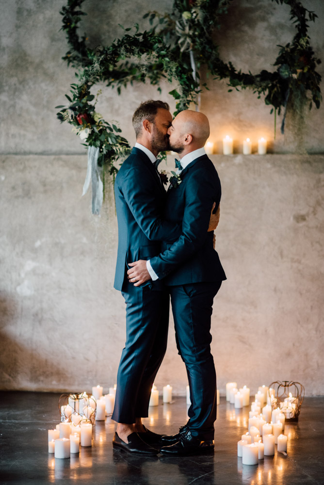 Italian rustic moody destination gay wedding of your dreams Serena Genovese, photographer Equally Wed LGBTQ weddings