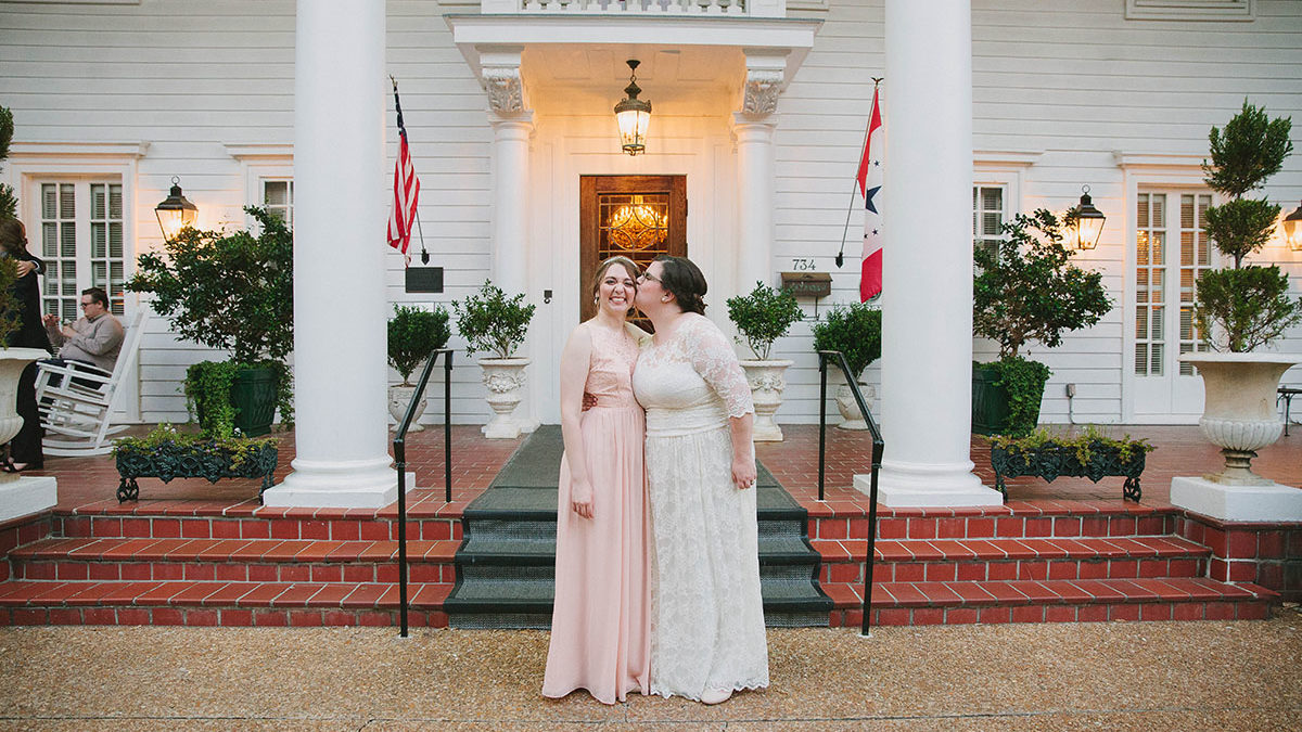 Church wedding with traditional Mississippi roots