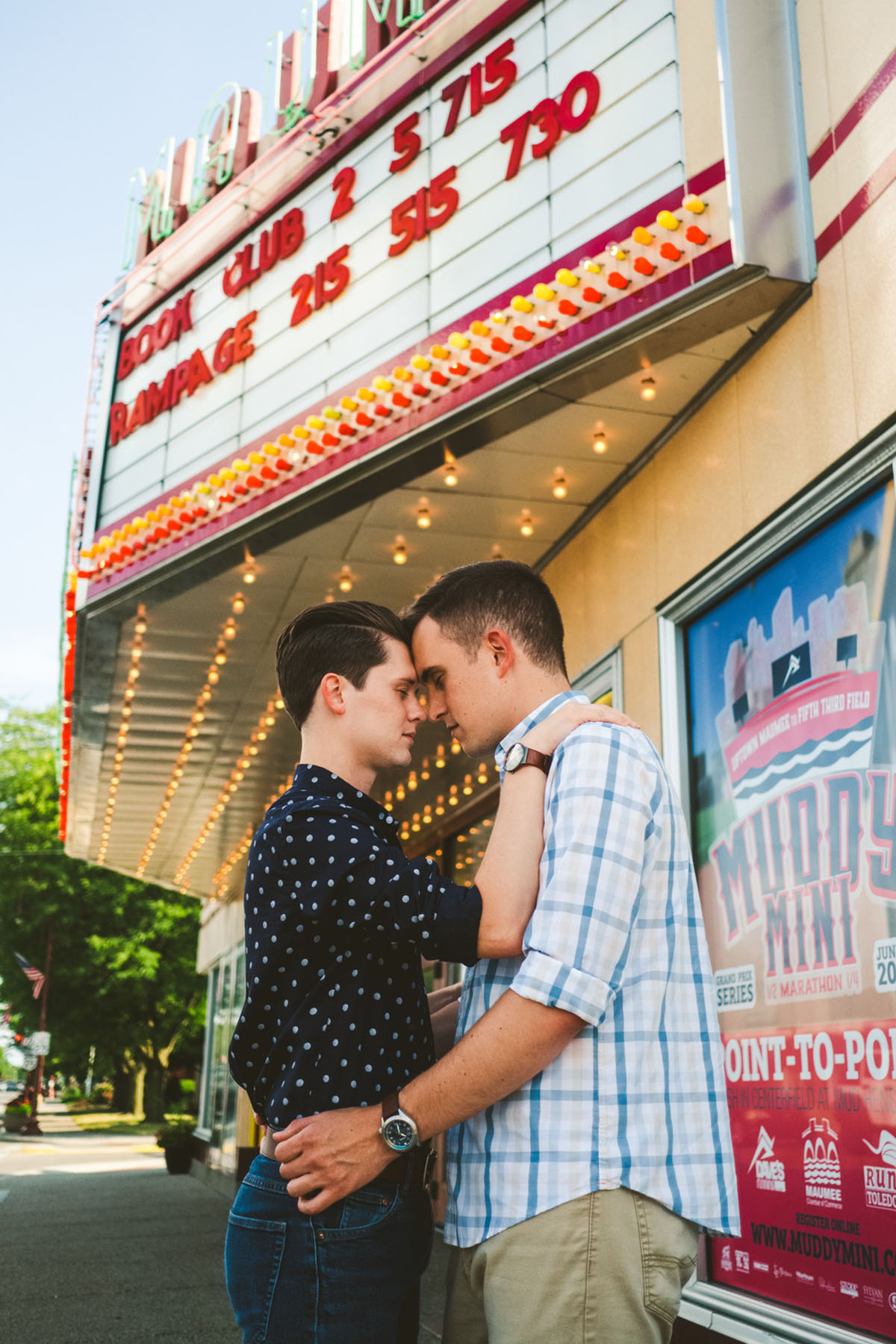Fun, whimsical movie theater engagement