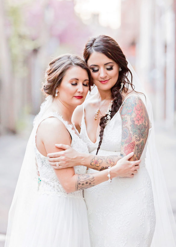 22 couples with tattoos who prove ink is the best wedding look