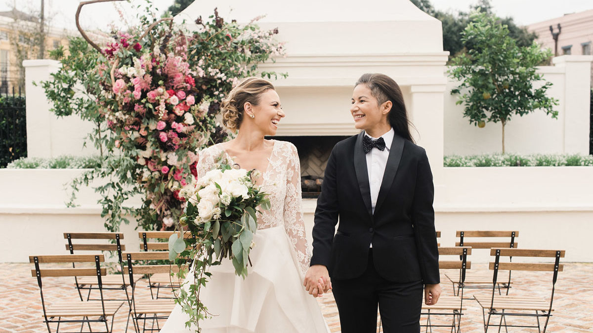 Floral wedding inspiration in New Orleans, Louisiana