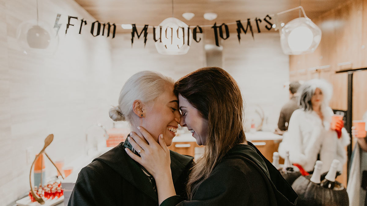 We spoke to the couple behind that epic Harry Potter proposal