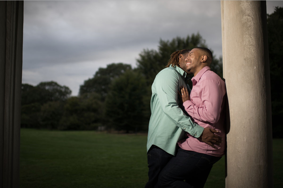 Joy-filled engagement photos in Oyster Bay, New York