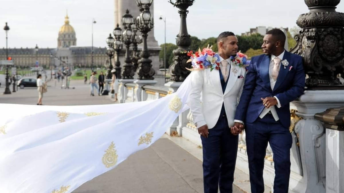 These wedding capes are the best way to be extra when you get married