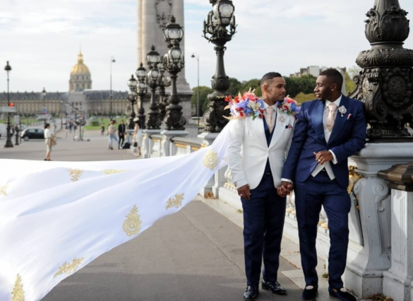 These wedding capes are the best way to be extra when you get married