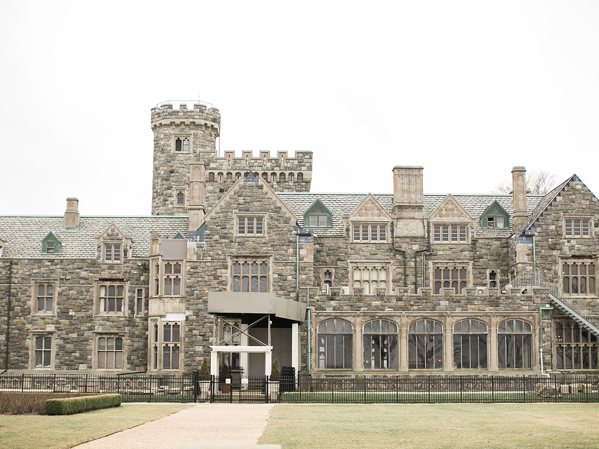 This romantic spring castle wedding is fit for a princess—or two outdoor castle views