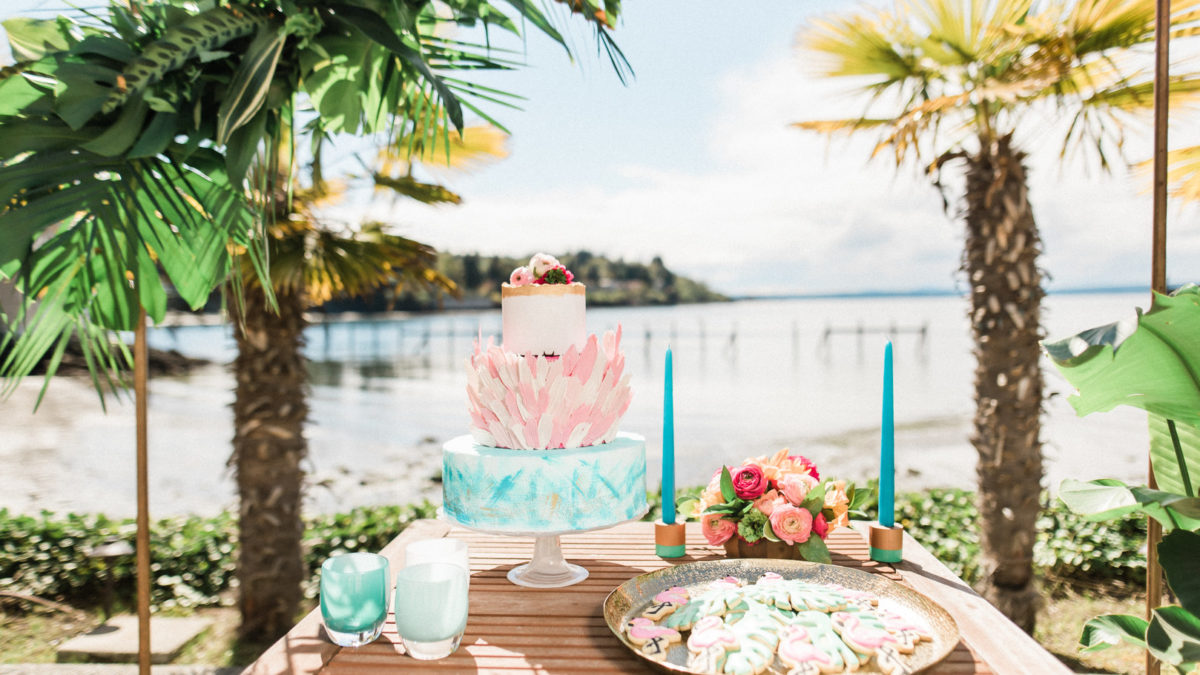 Bright, colorful Lilly Pulitzer spring wedding inspiration