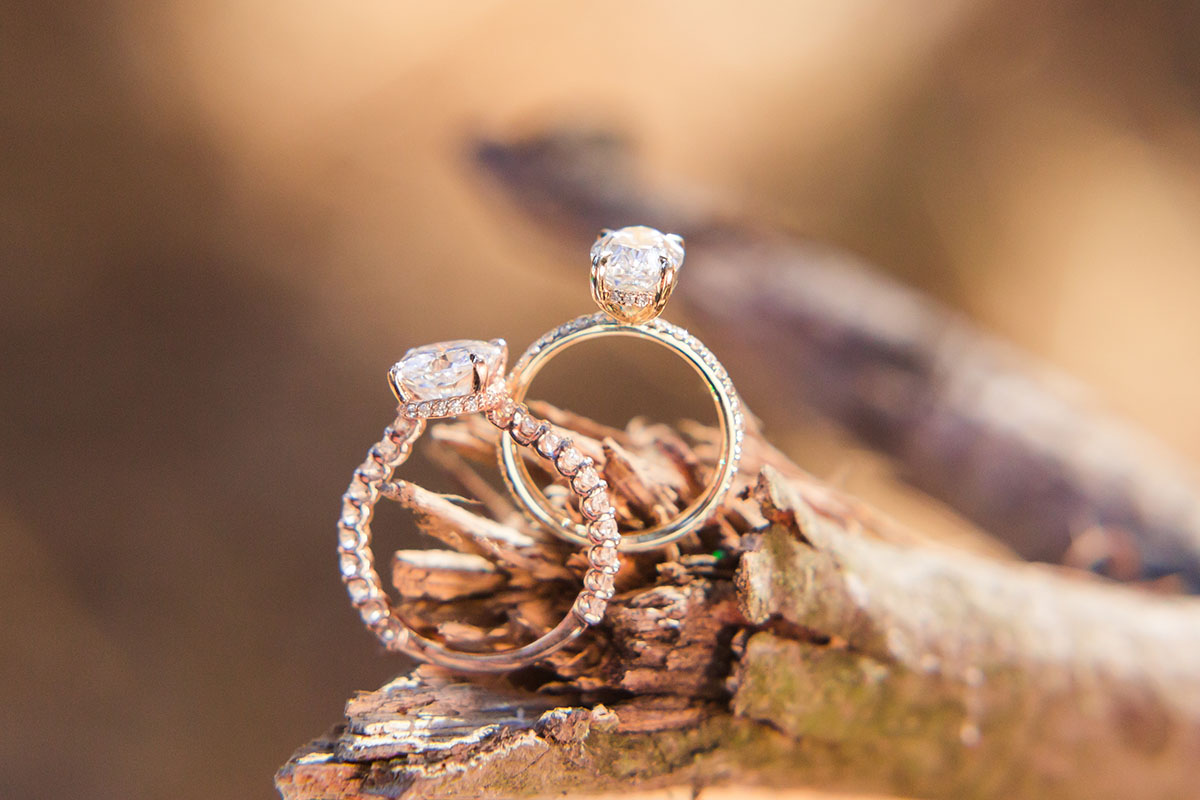 Engagement photos in San Diego and Los Angeles, California military engagement cuddle rings