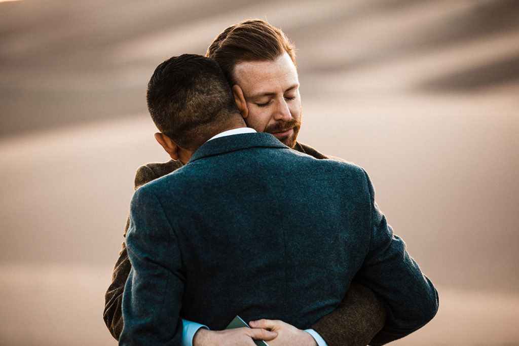 Sunset And Sand Dunes Adventure Elopement