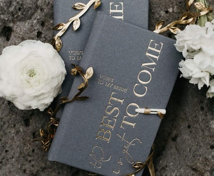 Vow books that also make beautiful wedding keepsakes
