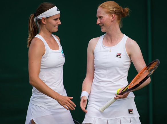 Lesbian tennis players made history by playing together at Wimbledon Alison van Uytvanck and Greet Minnen