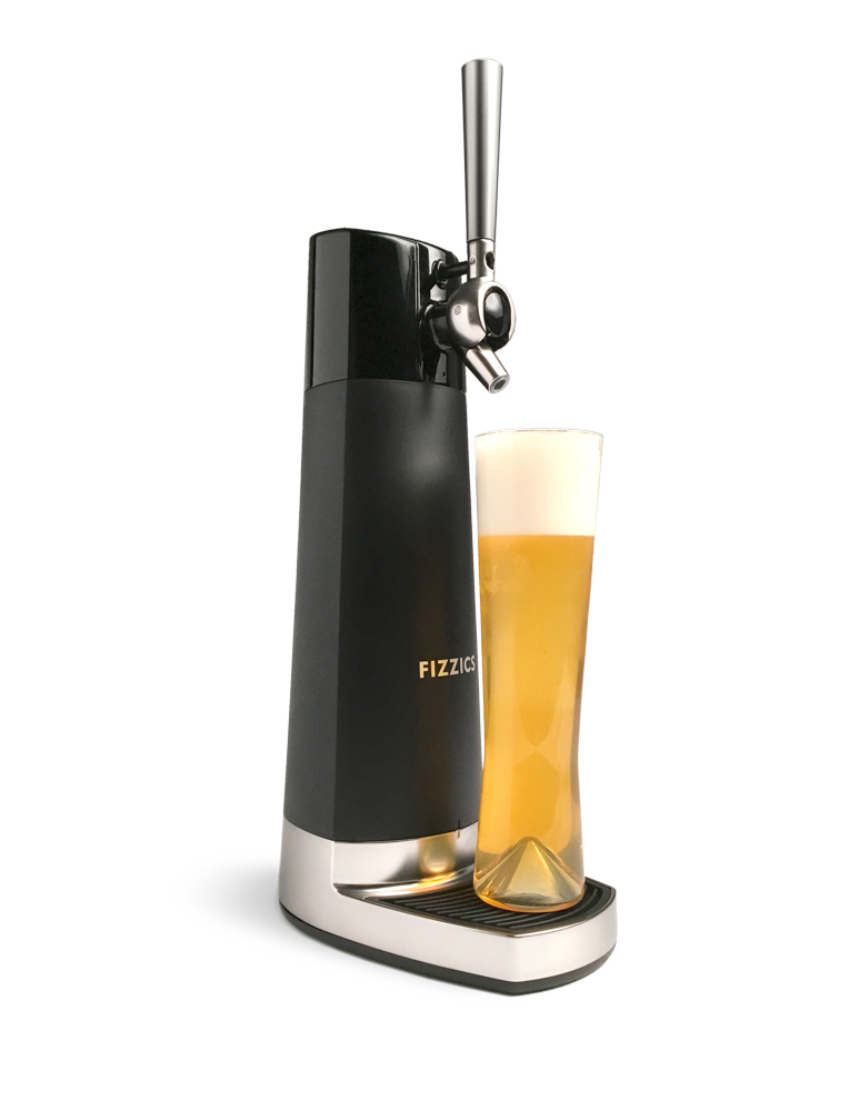 Fizzics draft pour carbon beer pourer Equally Wed 2019 holiday gift guide
