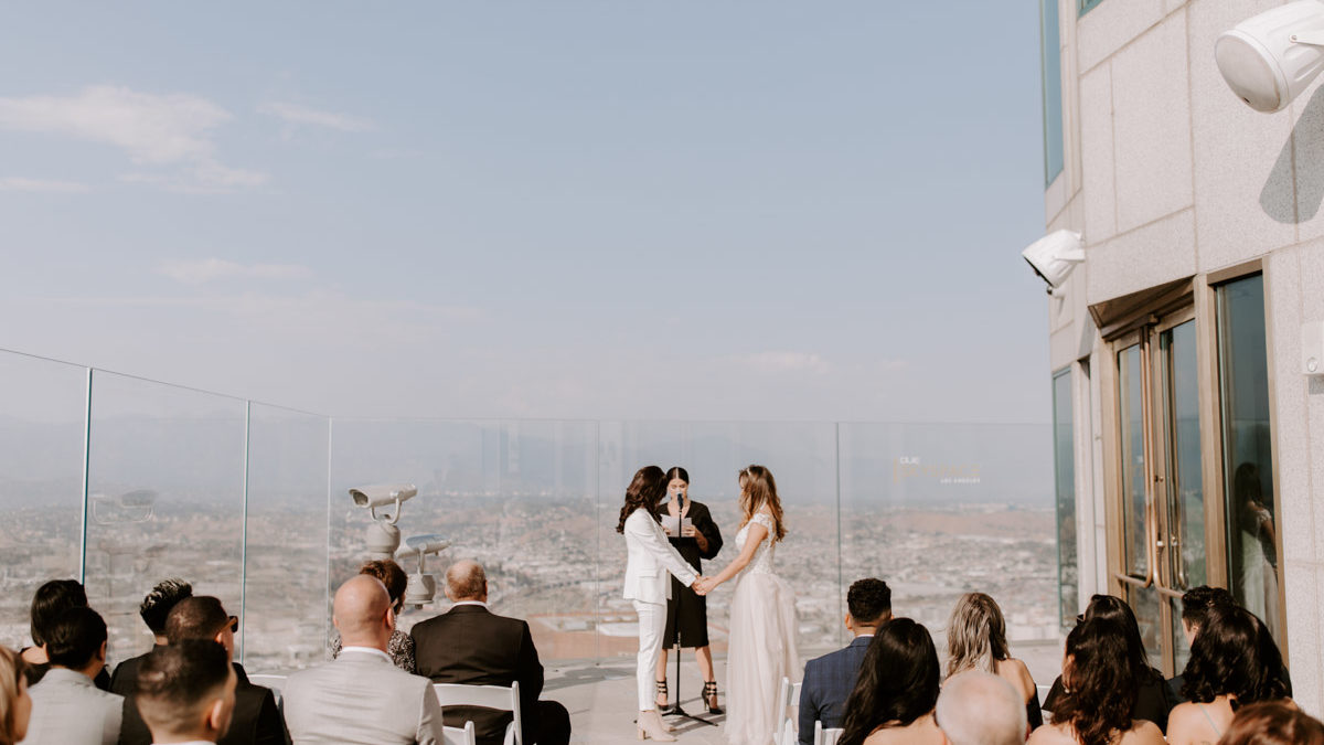 A higher love: Say I do with a view at OUE Skyspace LA 