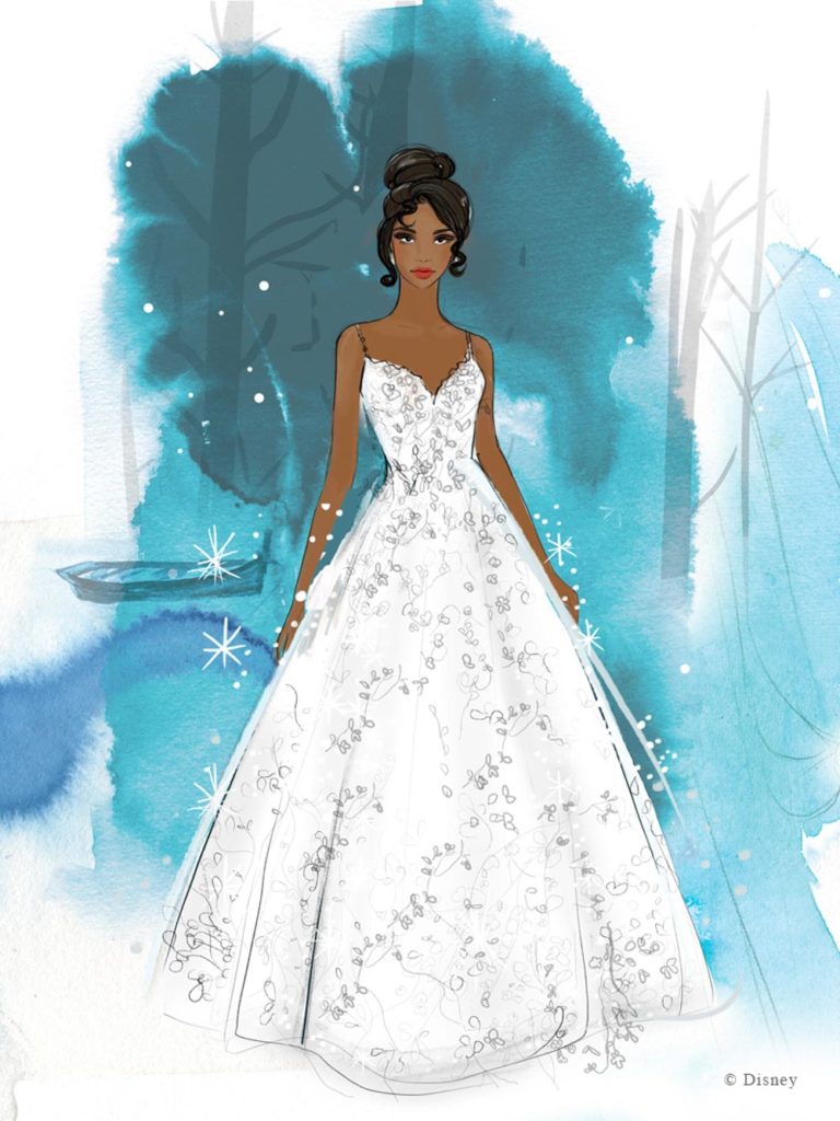 Tiana wedding gown Disney Fairy Tale Weddings Collection Allure Bridal