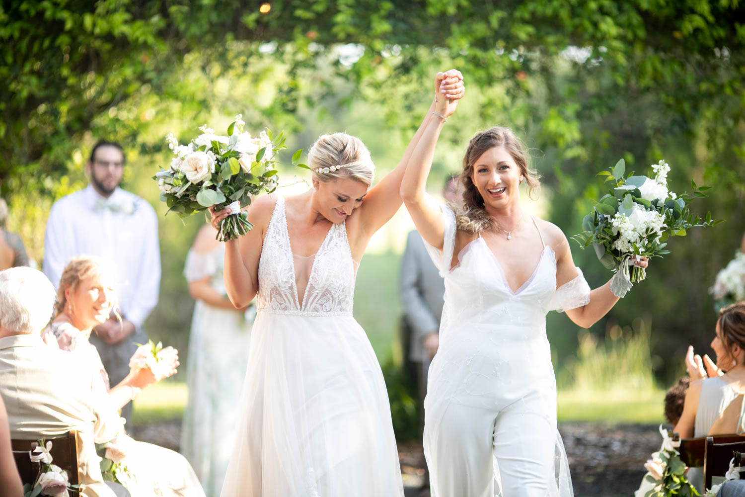 Meagan + Kristyn: an Austin, Texas, luxury outdoor wedding