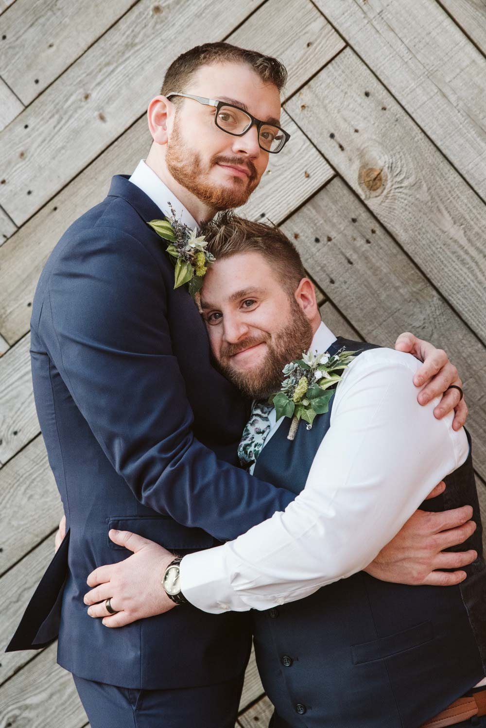 David + Andrew: Midwestern Pride Wedding Giveaway winners marry Photo Glass & Grain Photography published on Equally Wed