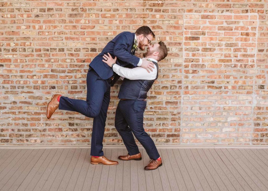 David + Andrew: Midwestern Pride Wedding Giveaway winners marry Photo Glass & Grain Photography published on Equally Wed