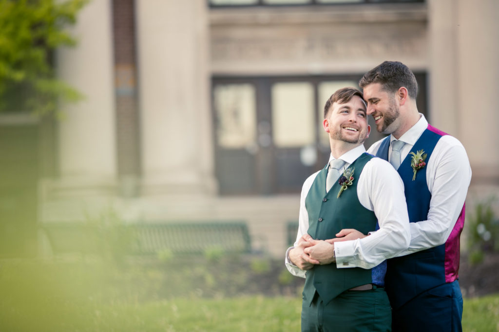 David + Anthony: Natural, earthy and warm Milwaukee, Wisconsin, gay wedding