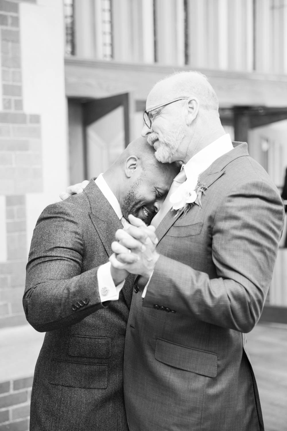 Christian and Clifton's intimate hometown Ohio wedding at Jeffrey Mansion Photo by Starling Studio Featured on Equally Wed, the world's leading LGBTQ+ wedding magazine