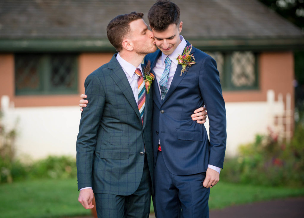 LGBTQ+ couple photo by Salty Broad Photography LGBTQ+ wedding Equally Wed