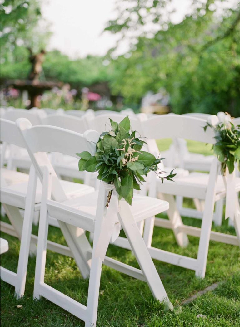 Brian + Brett: Hudson Valley garden wedding with shades of purple