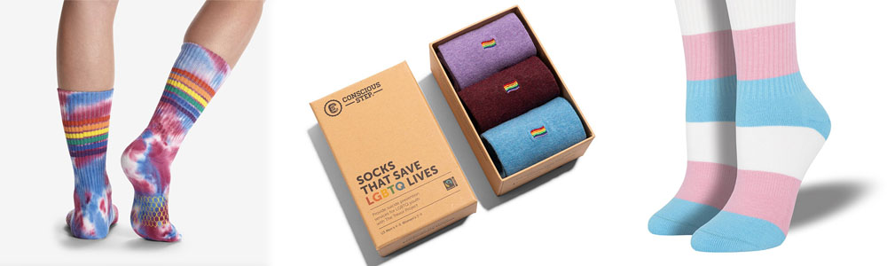 Sock it to me: LGBTQ+ pride socks for your wedding day
