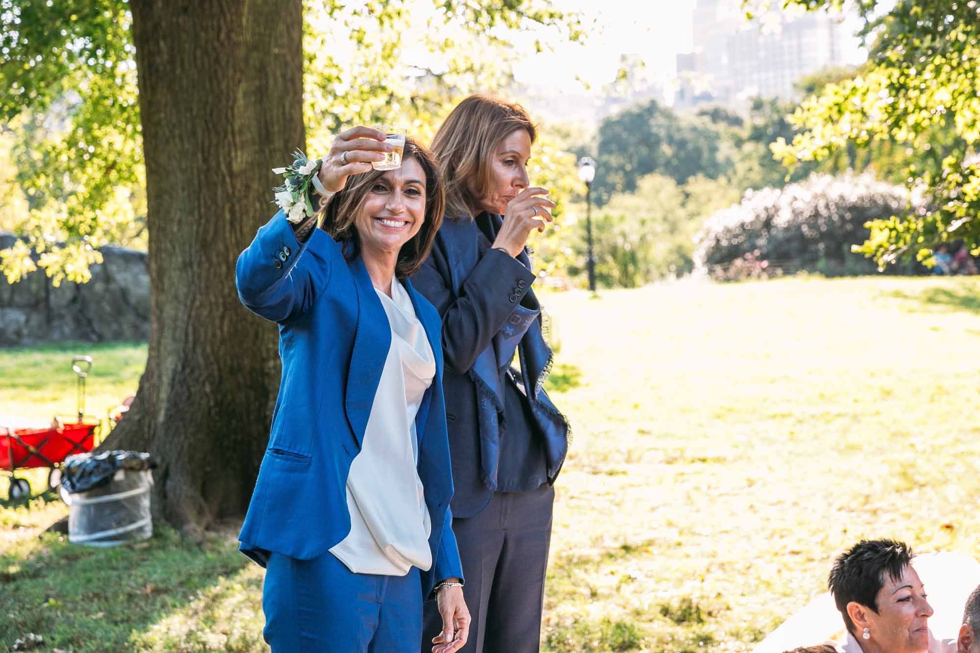 Italian couple celebrates a Central Park wedding after a decade together. Fotovolida featured on Equally Wed, the leading LGBTQ+ wedding magazine and vendor directory. 
