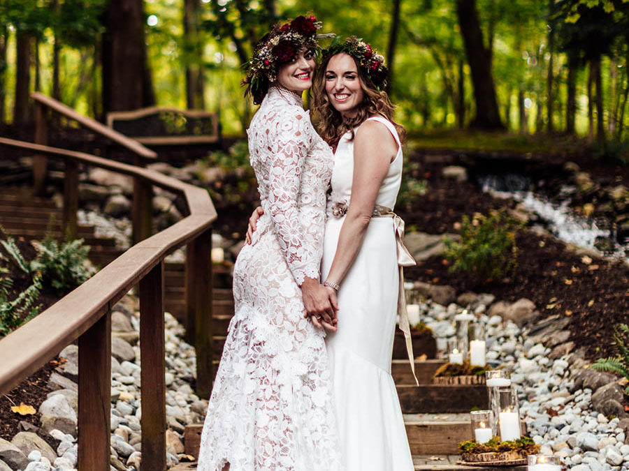 LGBTQ+ couples share fond memories and kind words about their Stroudsmoor wedding
