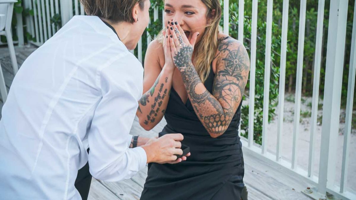 From Instagram DMs to engaged: A Miami proposal