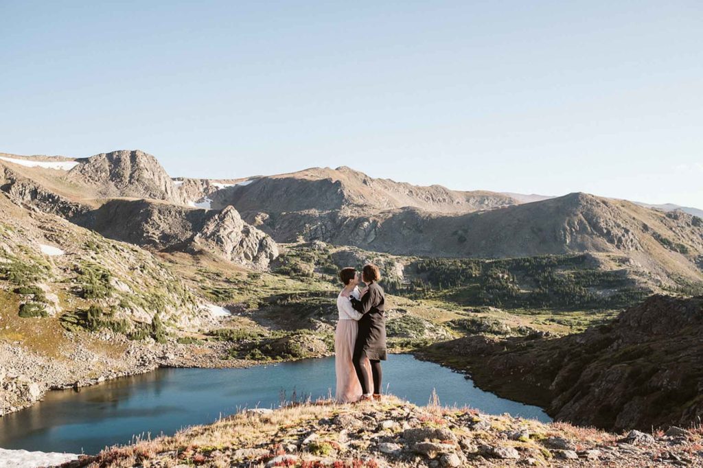  A destination elopement in the Colorado mountains | Larsen Photo Co | Featured on Equally Wed, the leading LGBTQ+ wedding magazine 