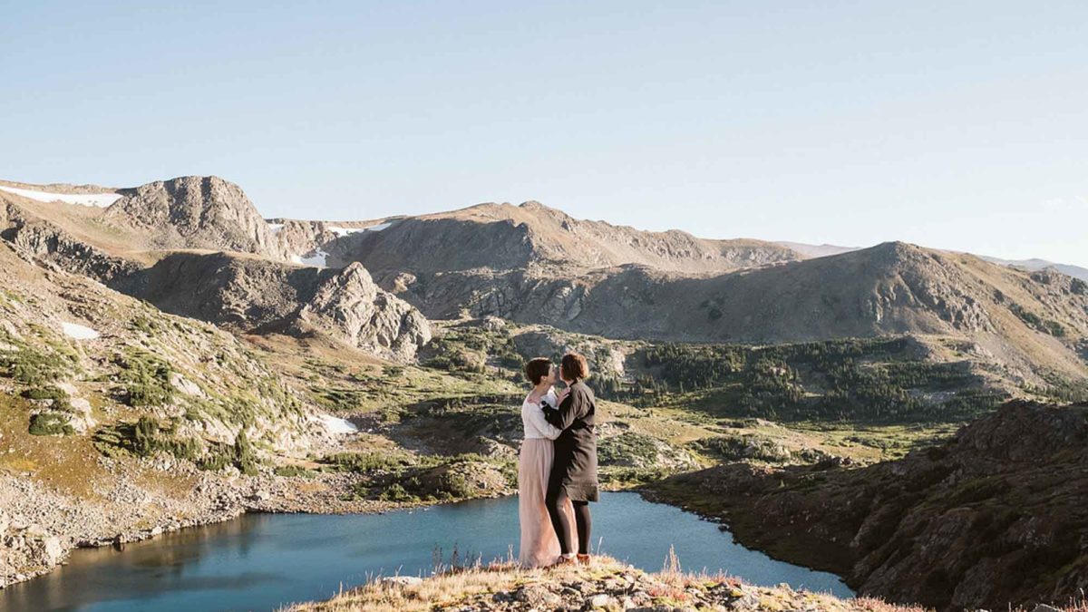 A destination elopement in the Colorado mountains